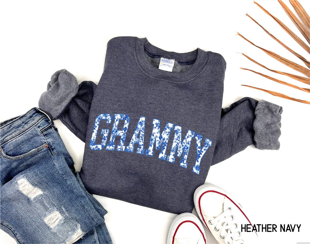 Toile Grammy Adult Sweatshirt