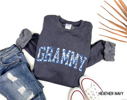 Toile Grammy Adult Sweatshirt