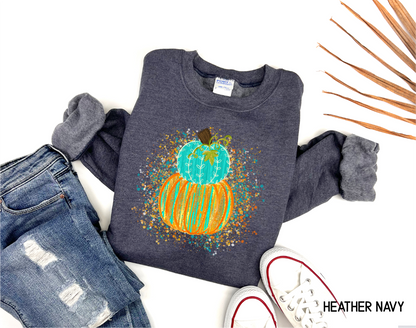 Colorful Pumpkin Adult Sweatshirt