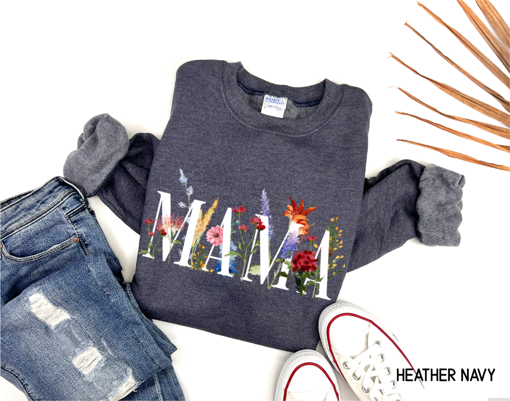 Wildflower Mama Adult Sweatshirt