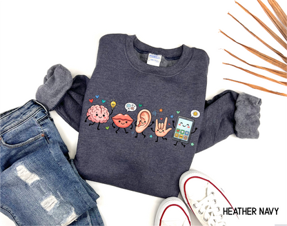 Speech Therapy Adult Sweatshirt