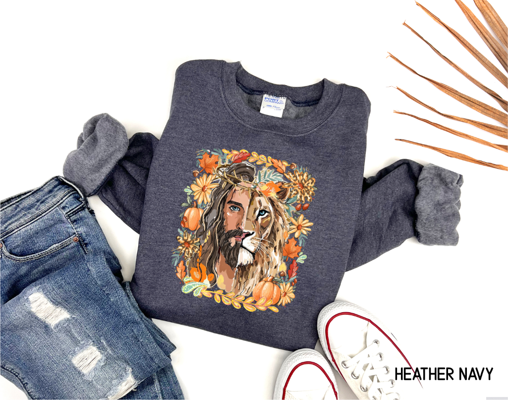 Jesus Lion of Judah Adult Sweatshirt