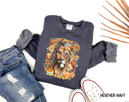 Jesus Lion of Judah Adult Sweatshirt