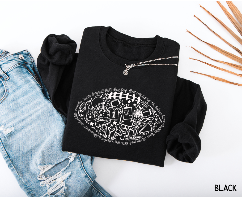 Football Adult Sweatshirt