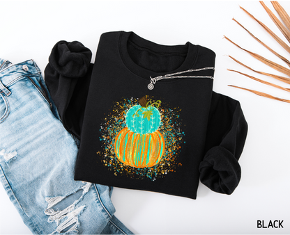 Colorful Pumpkin Adult Sweatshirt