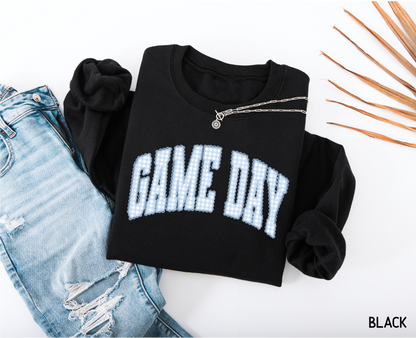 Gingham Game Day Adult Sweatshirt