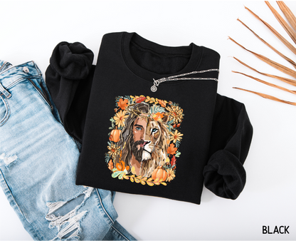 Jesus Lion of Judah Adult Sweatshirt