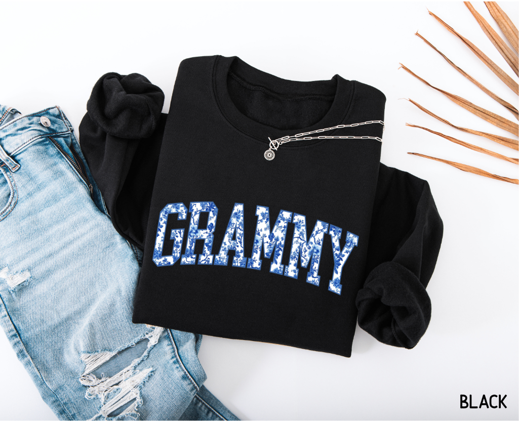 Toile Grammy Adult Sweatshirt