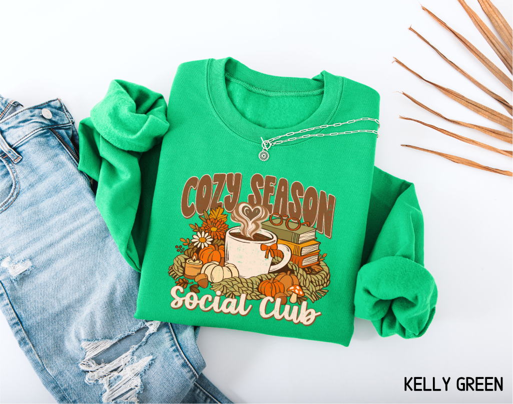 Cozy Season Social Club Adult Sweatshirt