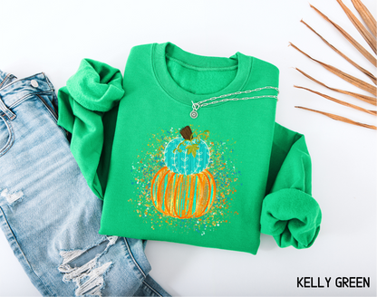 Colorful Pumpkin Adult Sweatshirt