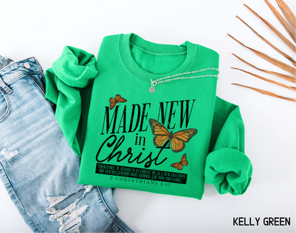 Made New in Christ Adult Sweatshirt