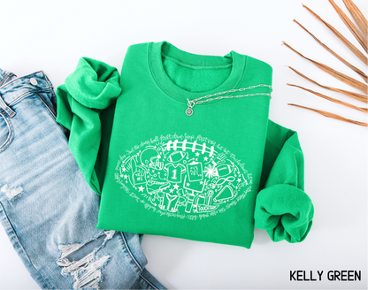 Football Adult Sweatshirt