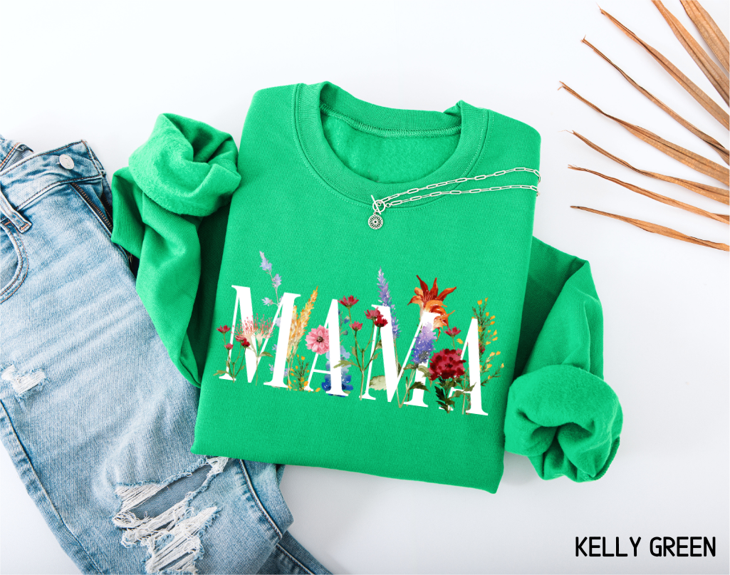 Wildflower Mama Adult Sweatshirt