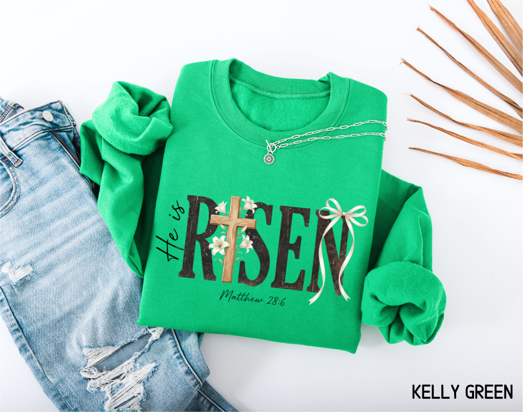 He Is Risen Adult Sweatshirt