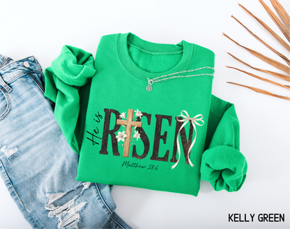 He Is Risen Adult Sweatshirt