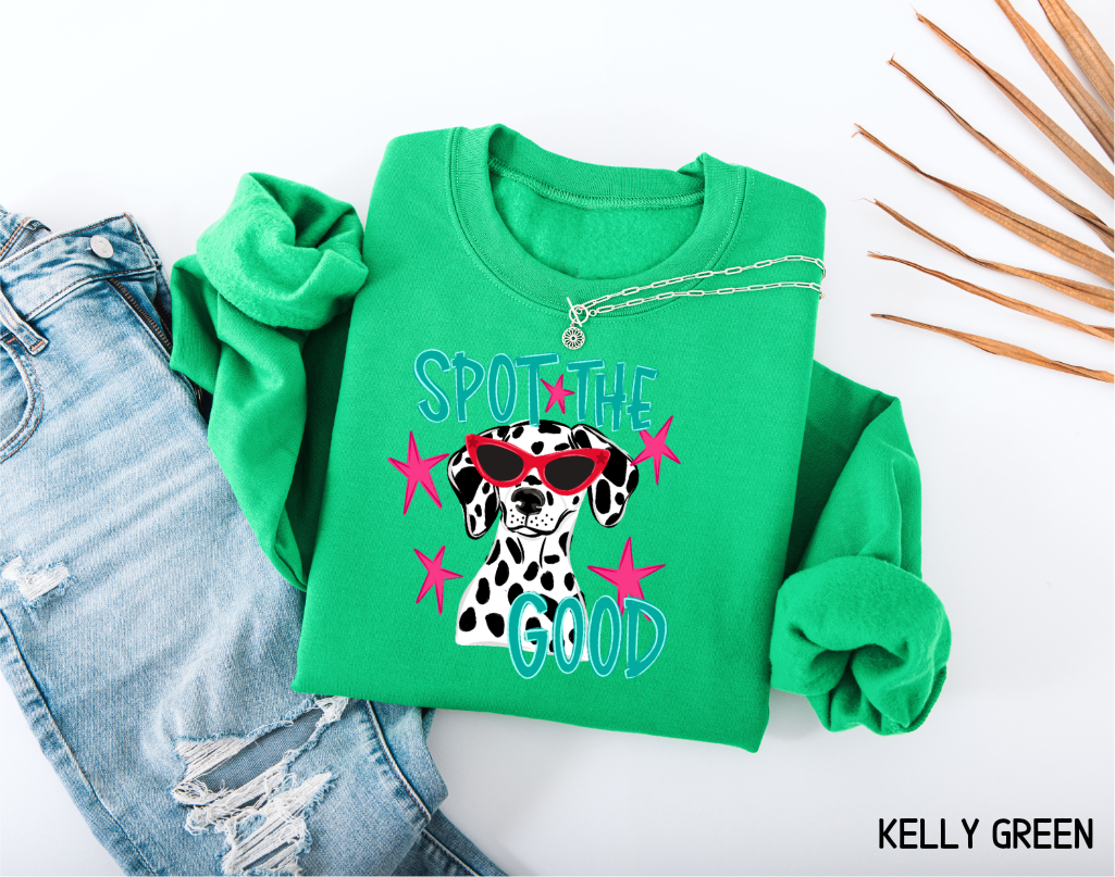 Spot the Good Dalmatian Adult Sweatshirt