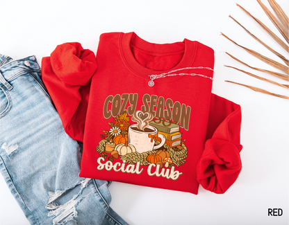 Cozy Season Social Club Adult Sweatshirt
