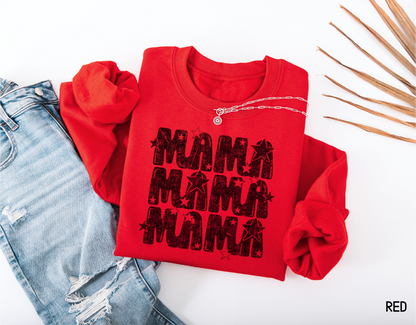 Mama with Stars Adult Sweatshirt