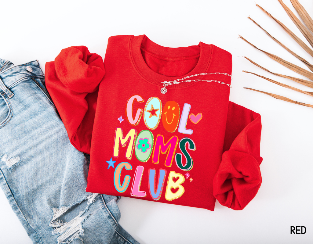 Cool Moms Club Adult Sweatshirt