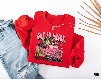 Get in Loser Halloween Adult Sweatshirt