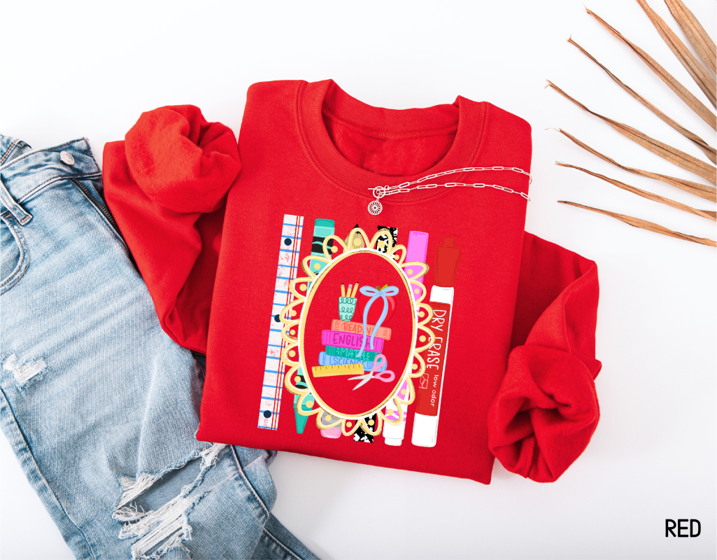 Teacher Subjects Adult Sweatshirt