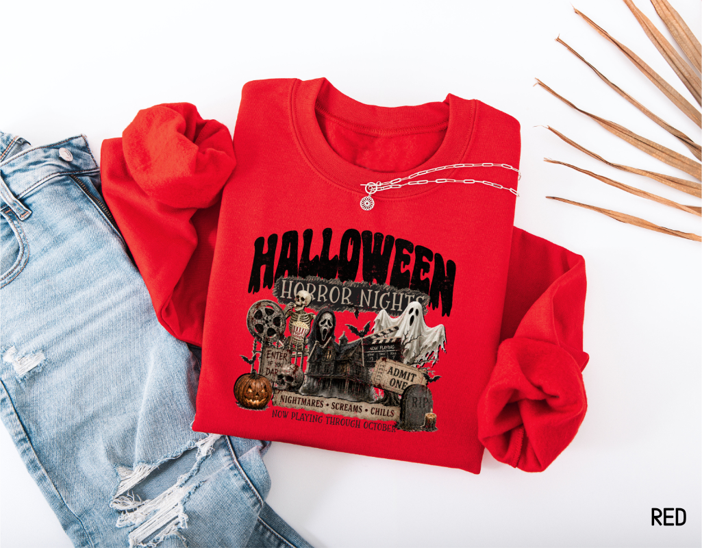 Halloween Horror Movie Adult Sweatshirt