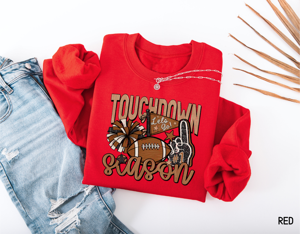 Touchdown Season Adult Sweatshirt
