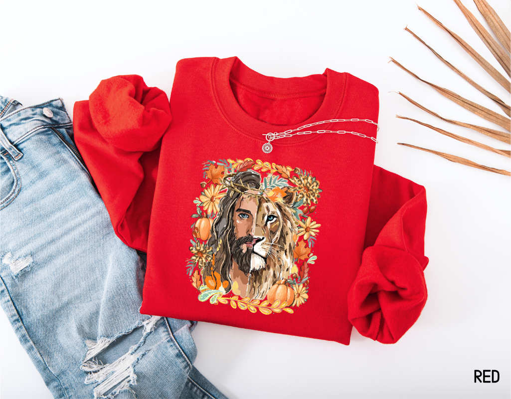 Jesus Lion of Judah Adult Sweatshirt