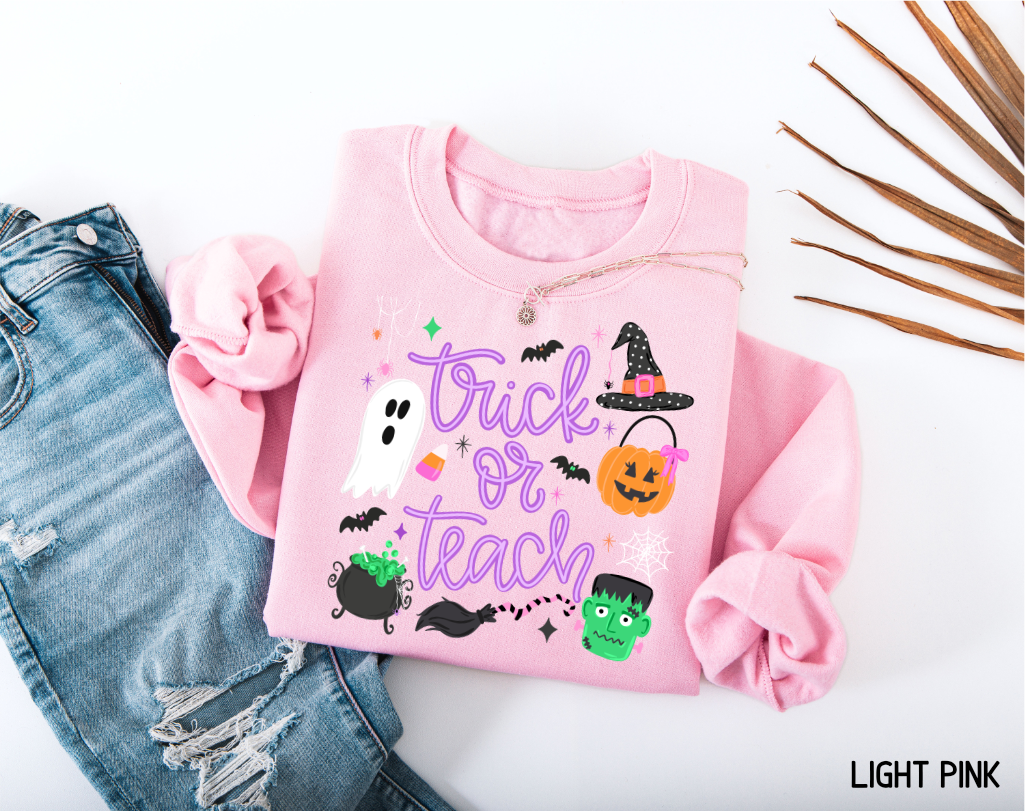 Trick or Teach Adult Sweatshirt