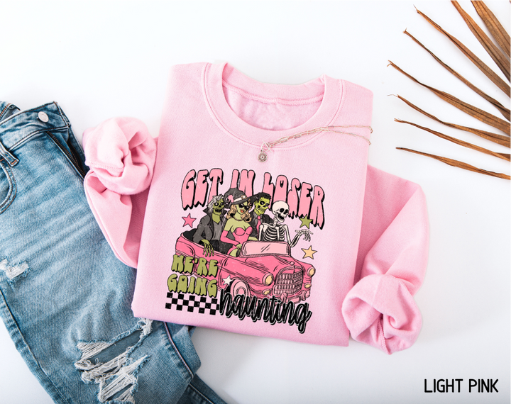 Get in Loser Halloween Adult Sweatshirt