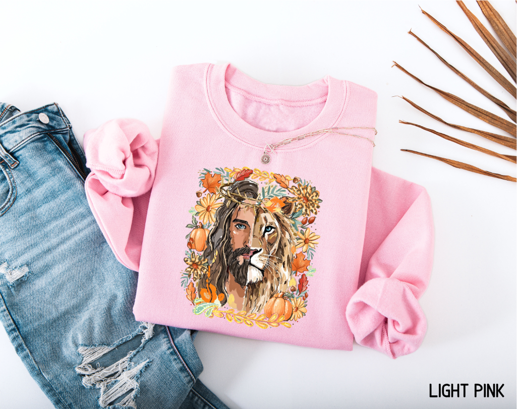 Jesus Lion of Judah Adult Sweatshirt