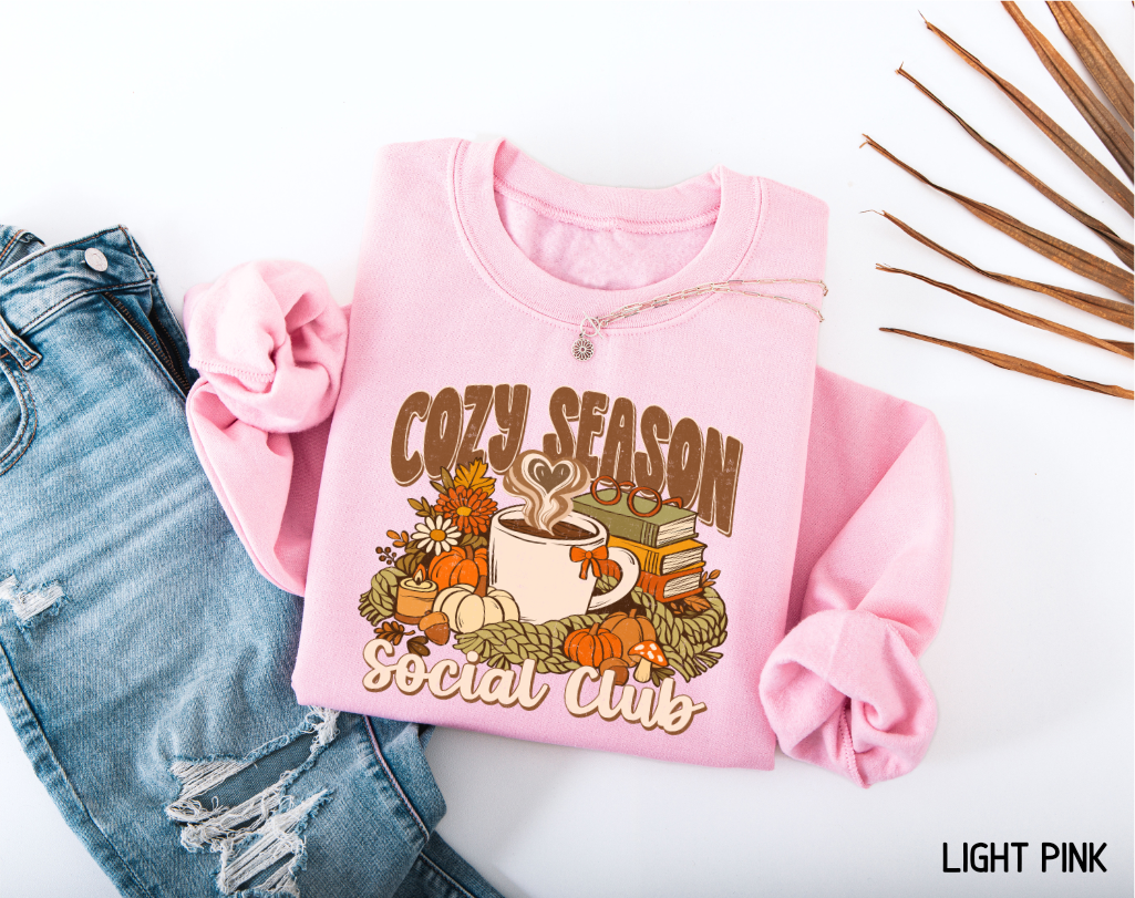 Cozy Season Social Club Adult Sweatshirt