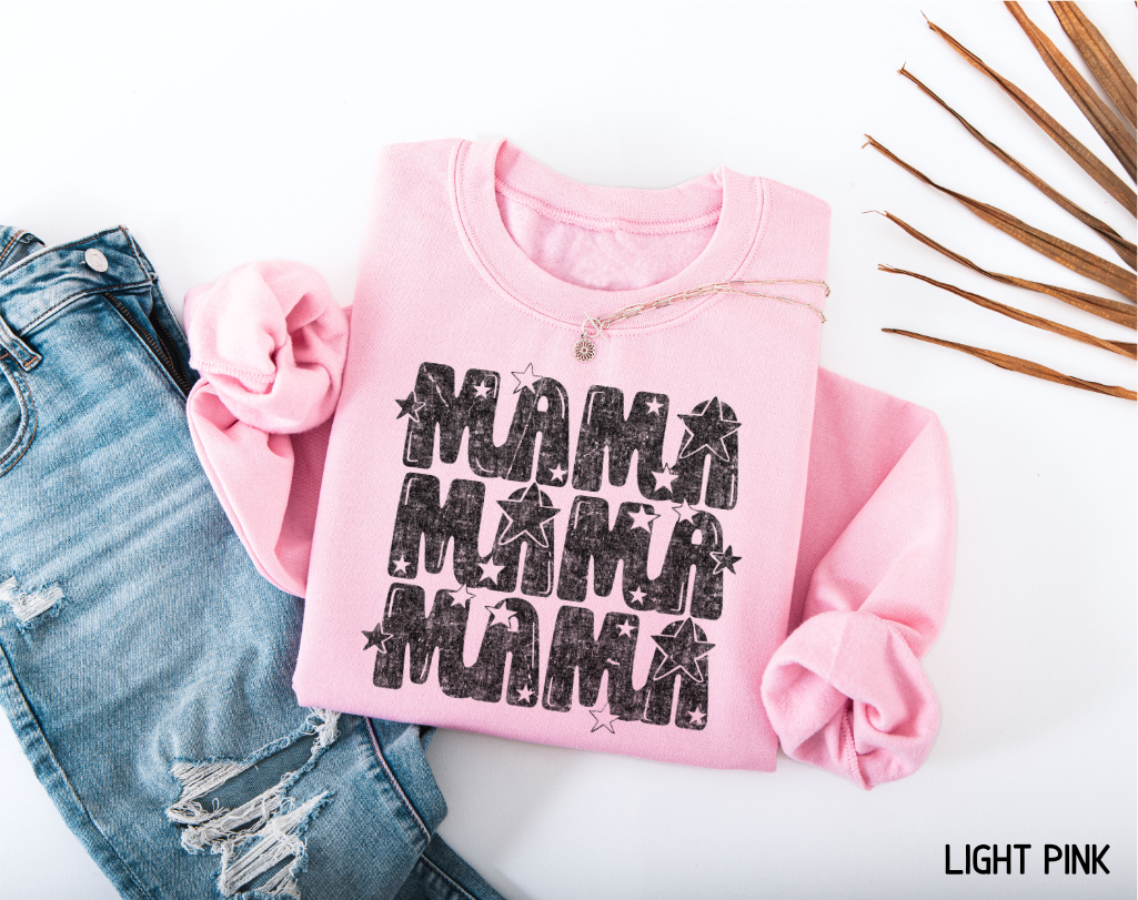 Mama with Stars Adult Sweatshirt