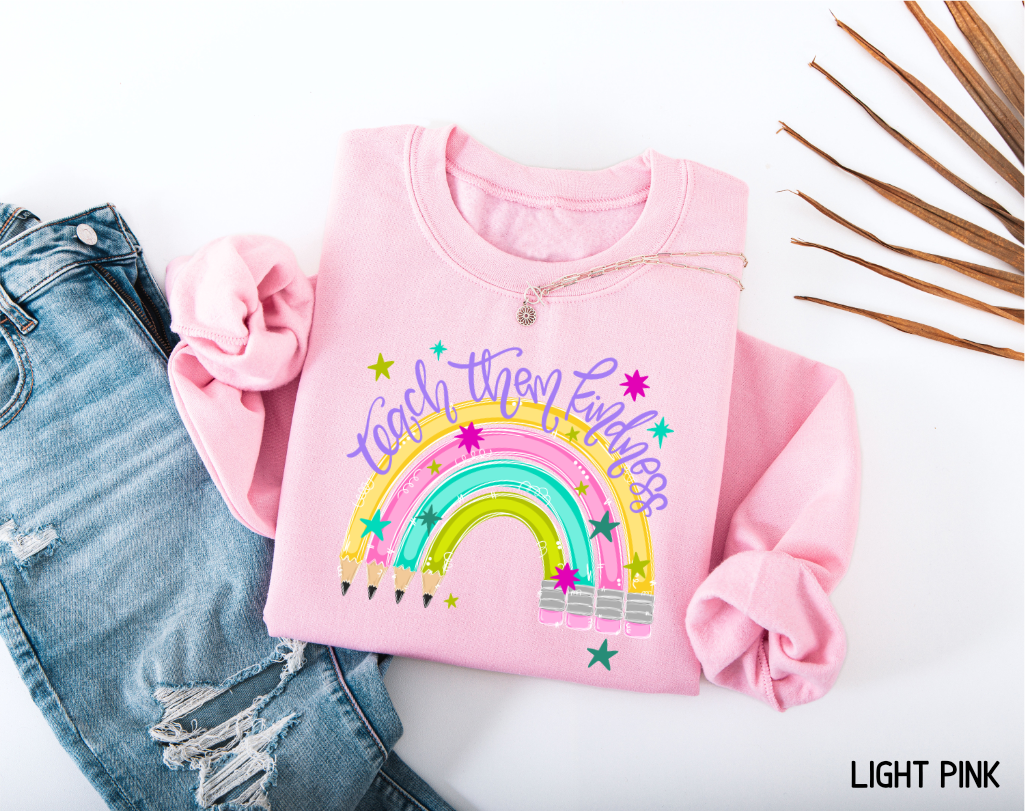 Teach Them Kindness Adult Sweatshirt