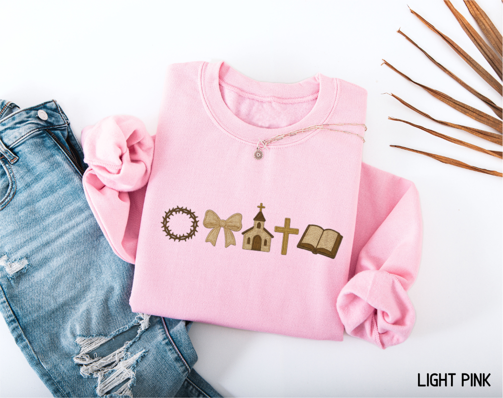 Faith Icons Adult Sweatshirt