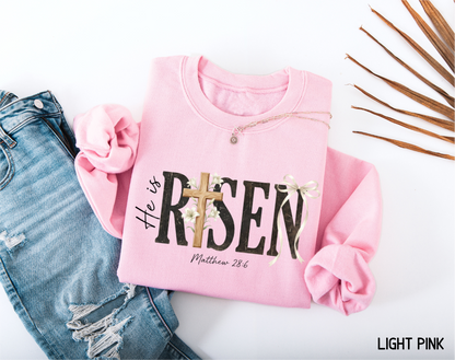 He Is Risen Adult Sweatshirt