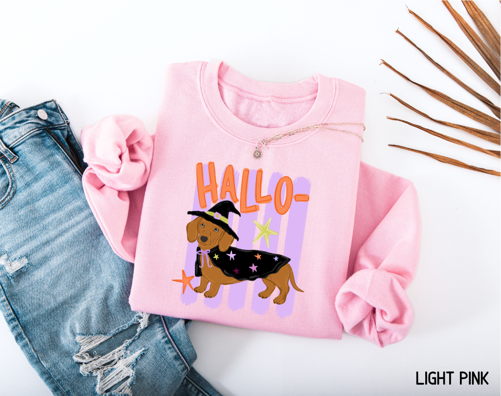 Dachshund Halloween Adult Sweatshirt