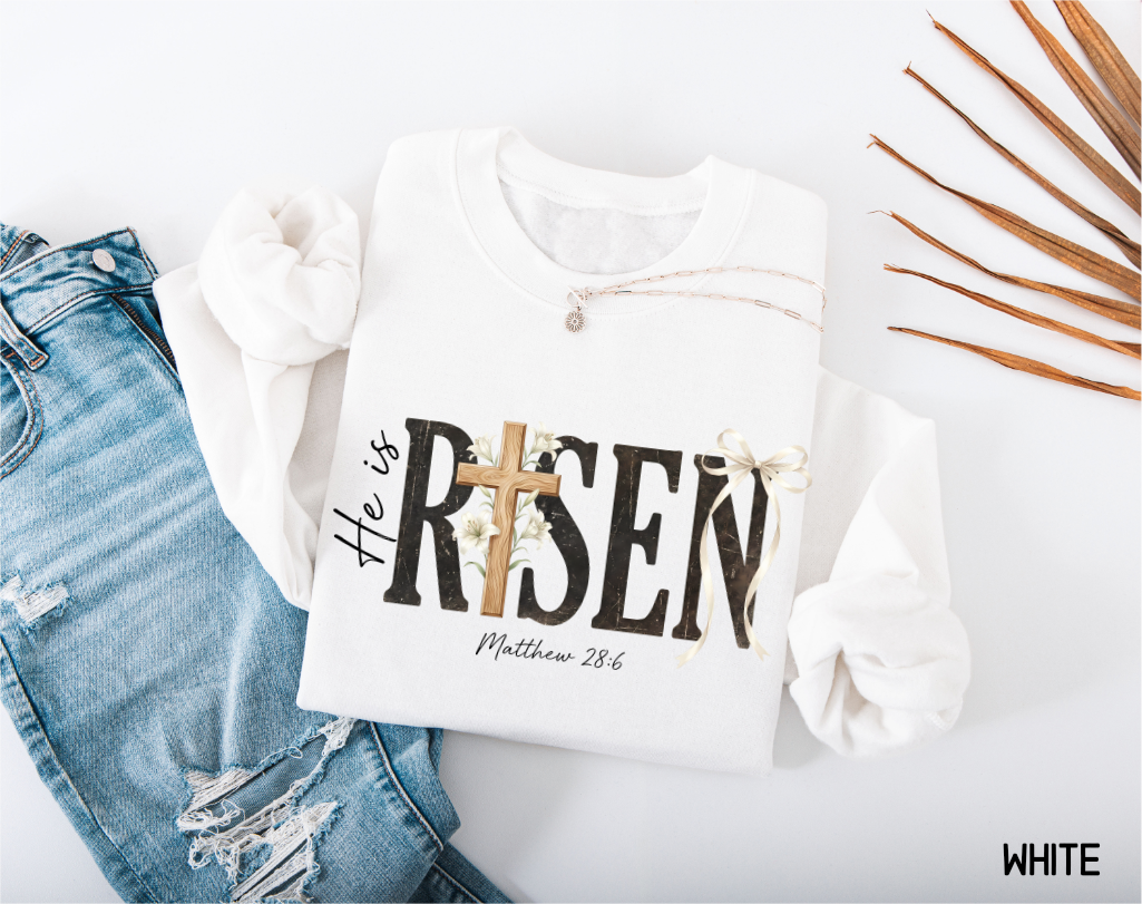 He Is Risen Adult Sweatshirt