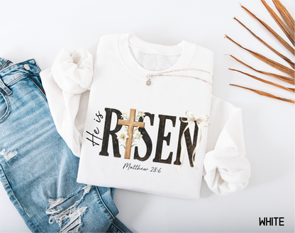 He Is Risen Adult Sweatshirt