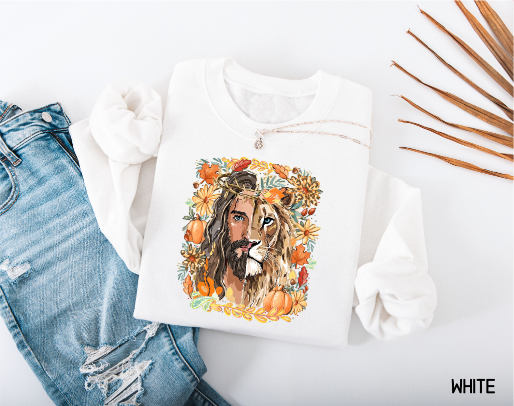 Jesus Lion of Judah Adult Sweatshirt