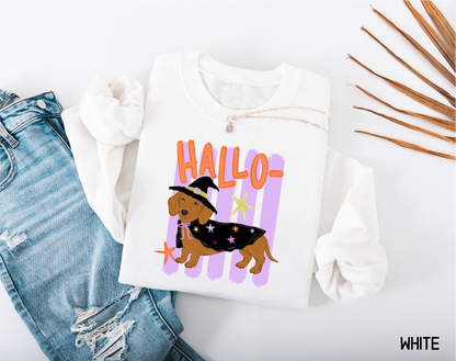 Dachshund Halloween Adult Sweatshirt