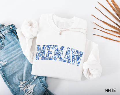Toile Memaw Adult Sweatshirt