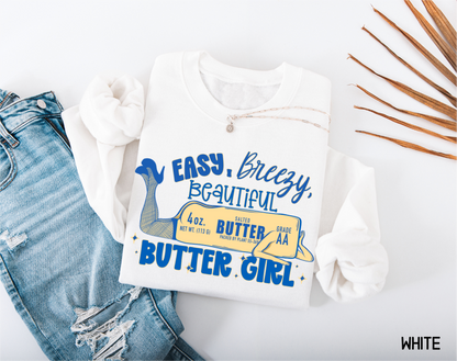 Butter Girl Adult Sweatshirt