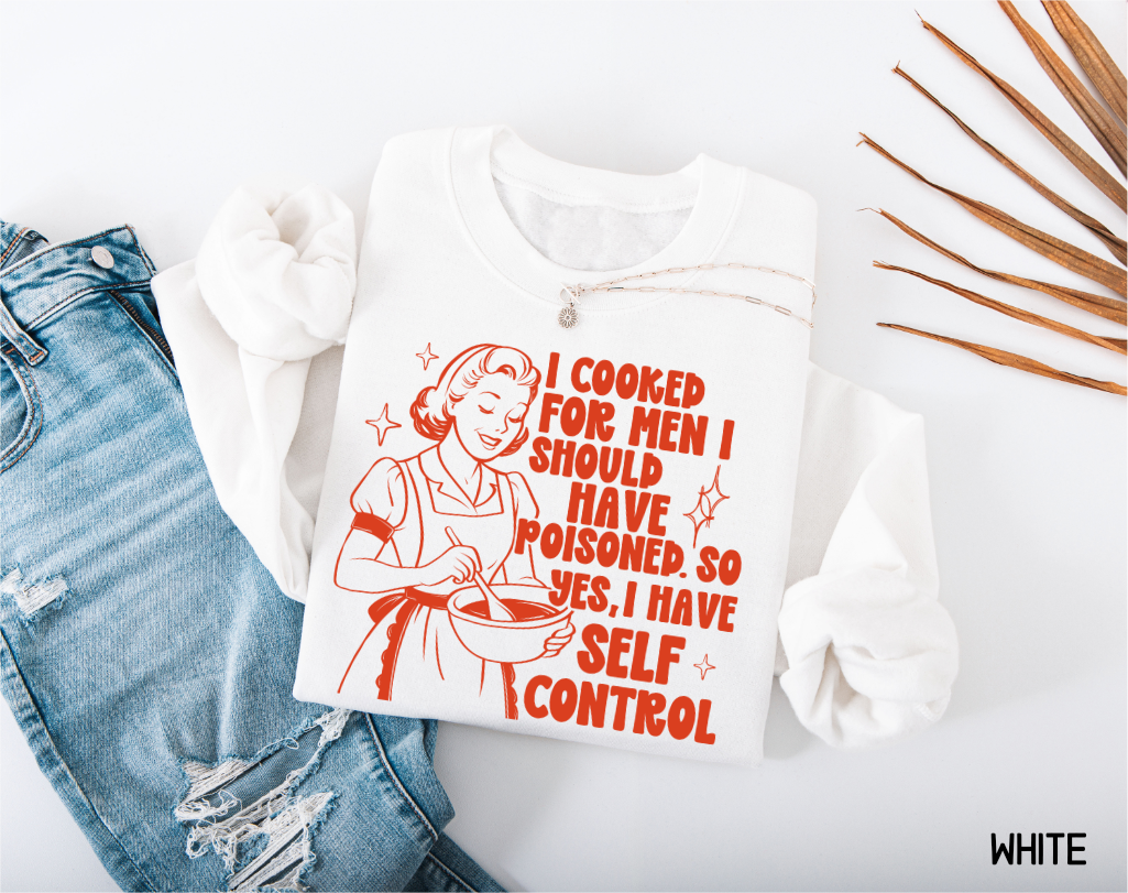 I Cooked for Men Adult Sweatshirt