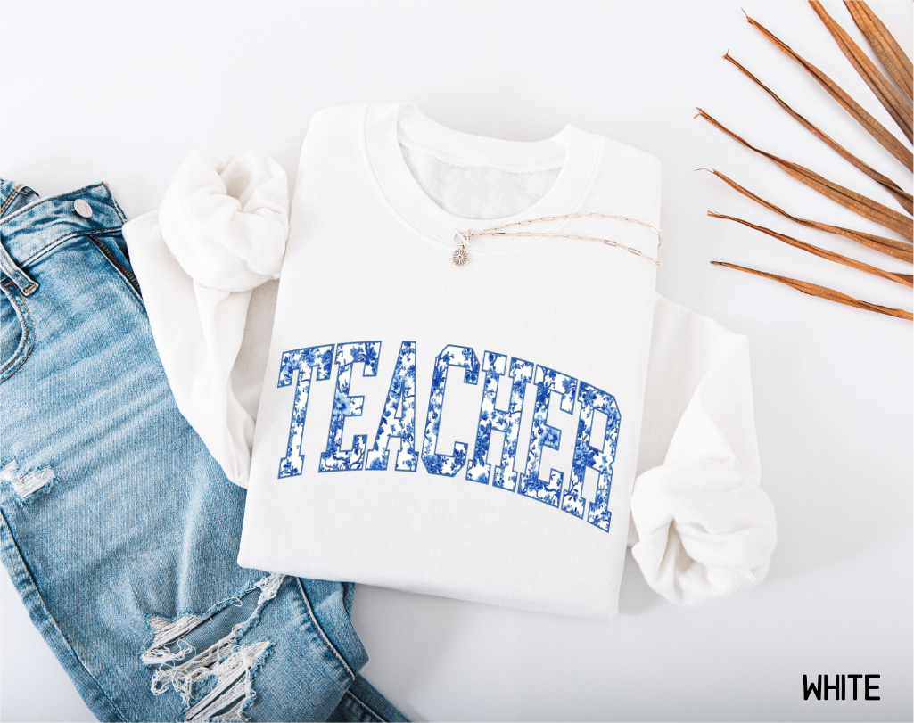 Toile Teacher Adult Sweatshirt