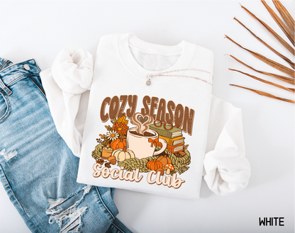 Cozy Season Social Club Adult Sweatshirt