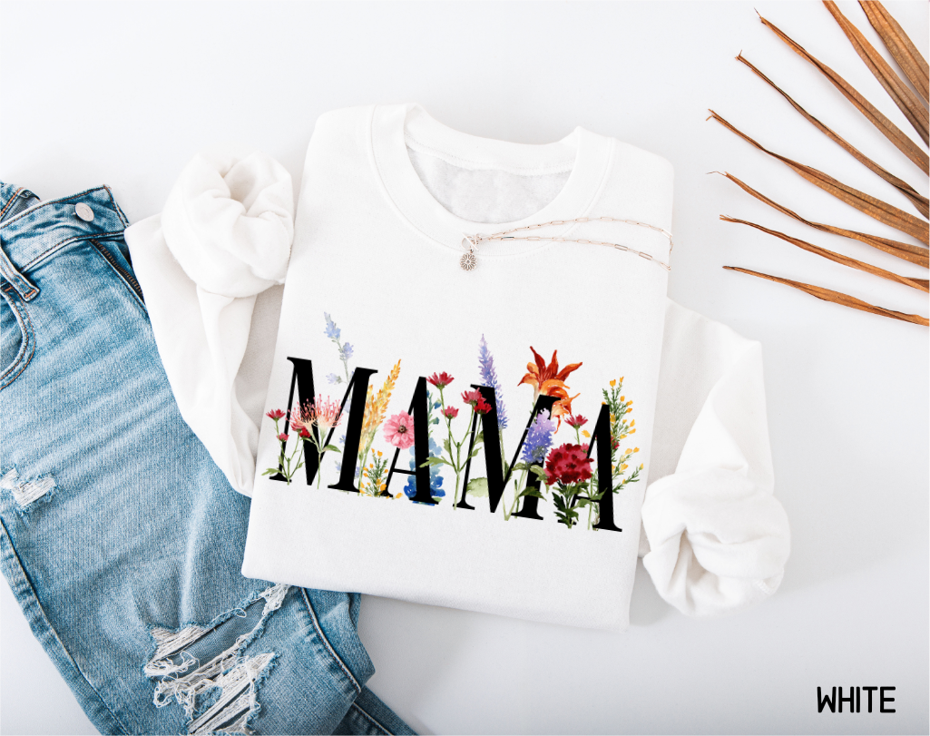 Wildflower Mama Adult Sweatshirt