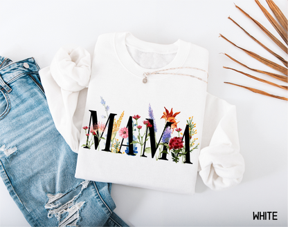 Wildflower Mama Adult Sweatshirt