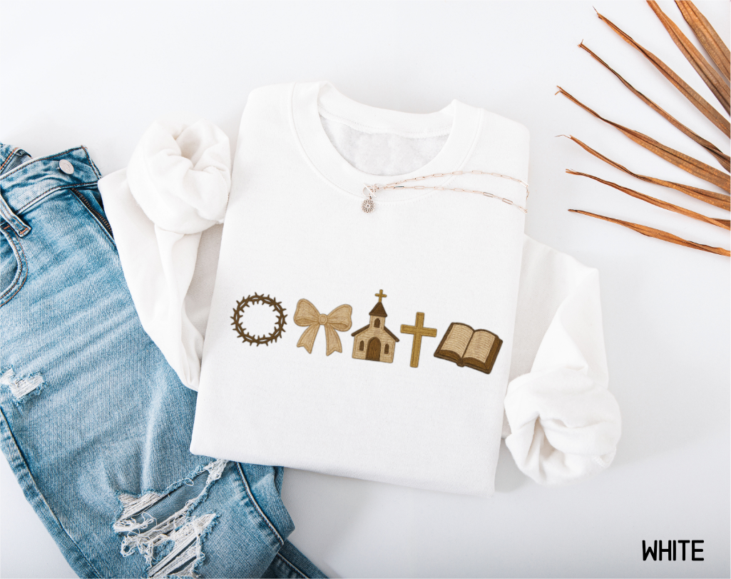 Faith Icons Adult Sweatshirt