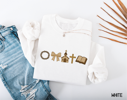 Faith Icons Adult Sweatshirt